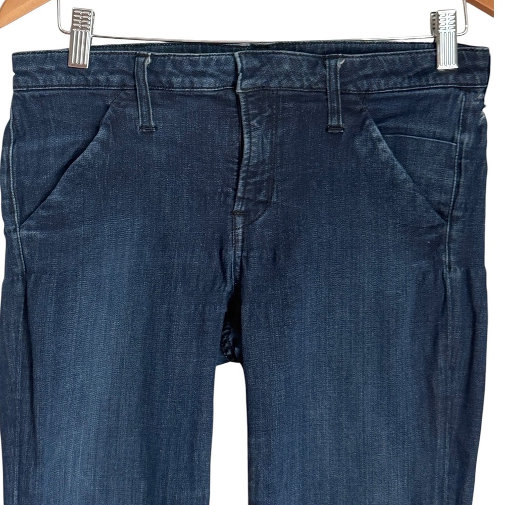 Helmut Lang Dark Vintage Skinny Jeans Womens Size 31 Denim Minimalist Chic - Picture 3 of 13